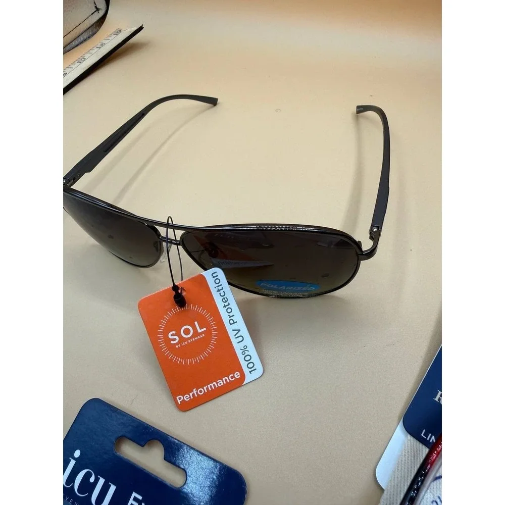 Lot Of 3 ICU‎ Eyewear Retainer/SOL Sunglasses/Dr. Dean Reading Glasses +2.50 NEW